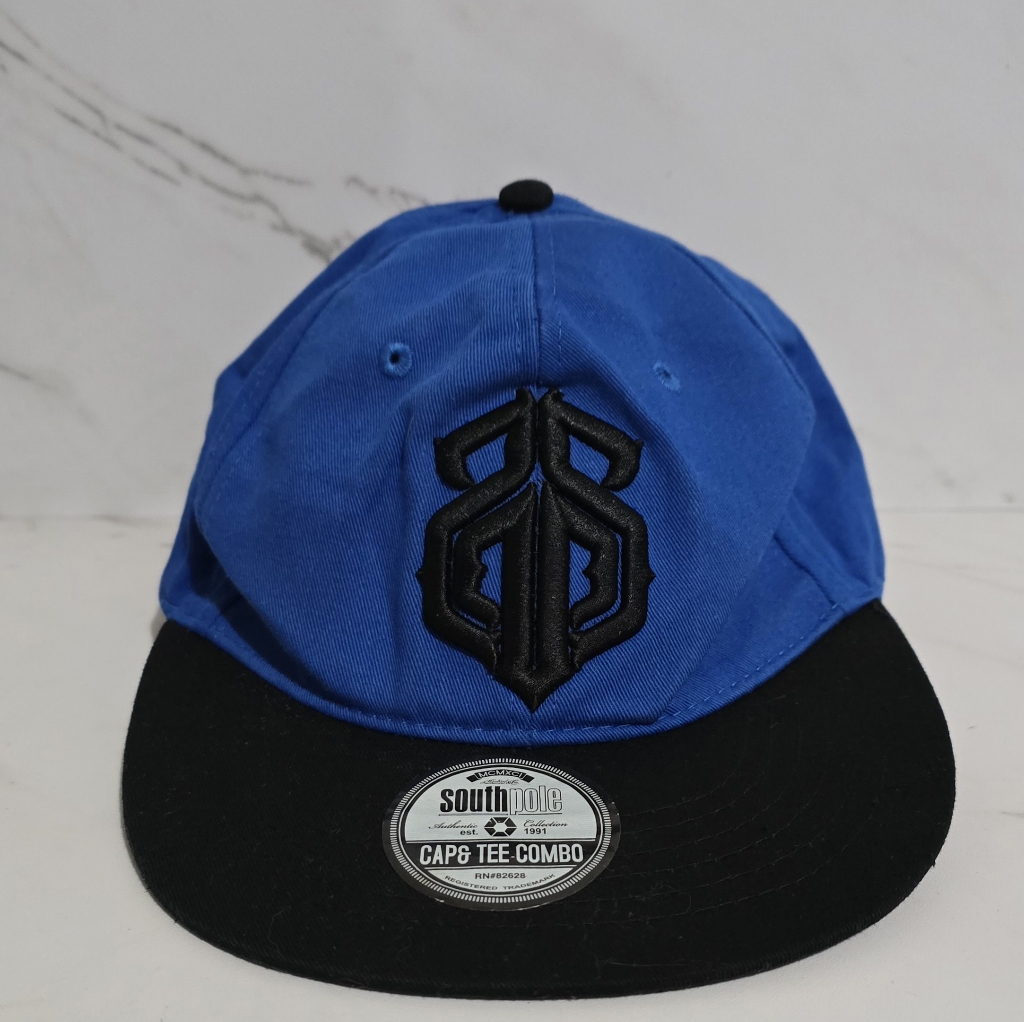 Southpole Snapback Baseball Cap Hat Blue Sp Authentic Collection